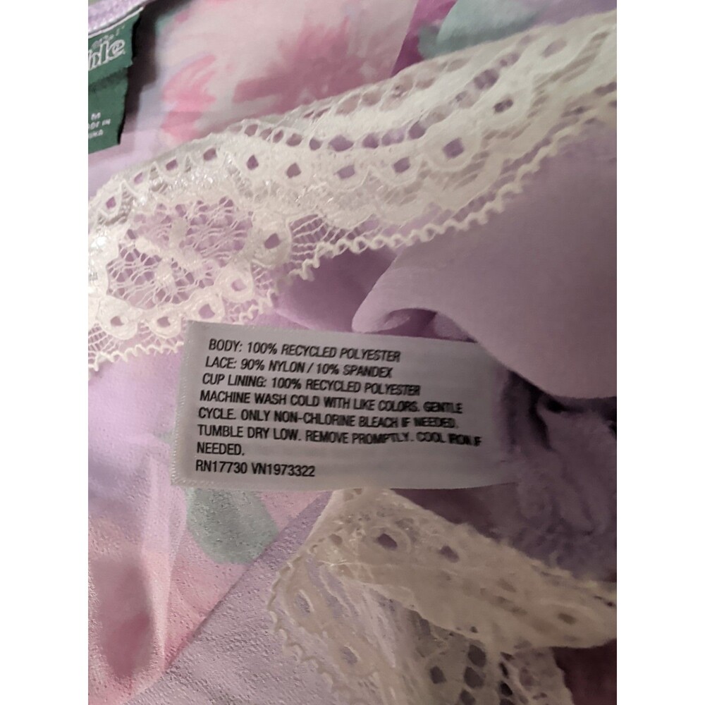❤️Wild Fable Tank Top Womens Medium Sheer Lilac Pink Floral Lace NWT Camisole❤️ - Picture 6 of 10